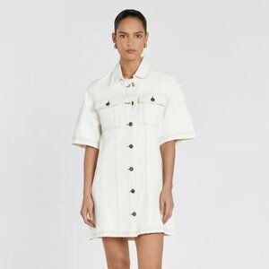 DISSH - Alfred Cream Denim Mini Dress